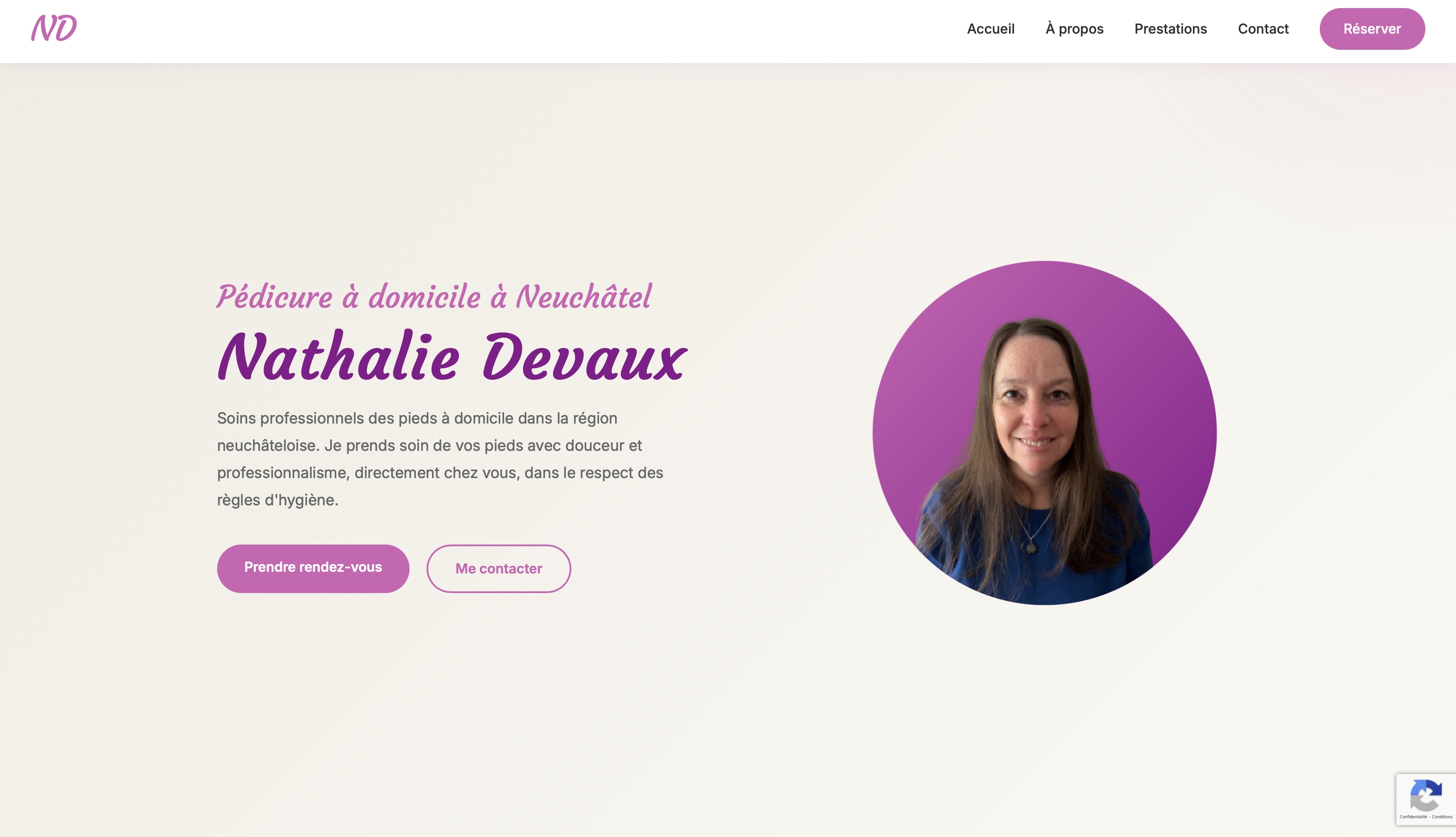 Nathalie Devaux Website